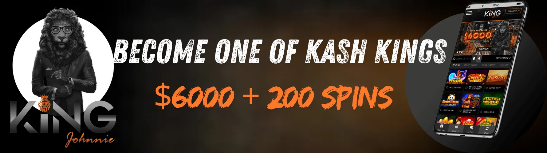 become one of kash kings at king johnnie